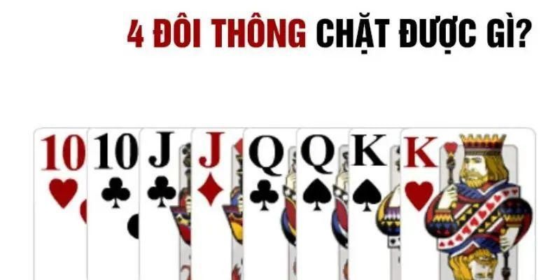 Bốn đôi thông chặt được gì - chặt được 3 đôi thông